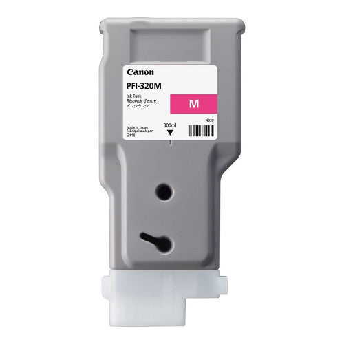 Canon PFI-320M 300ml magenta pigment ink cartridge for imagePROGRAF TM-200 and TM-300 large format printers