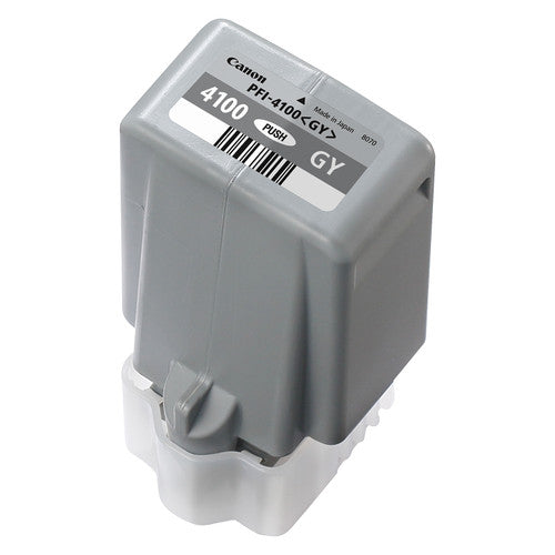 Canon PFI-4100 GY ink cartridge packaging for imagePROGRAF PRO-1100