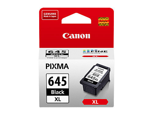 Canon PG-645XL high yield black ink cartridge for Canon Pixma printers, 400 page yield