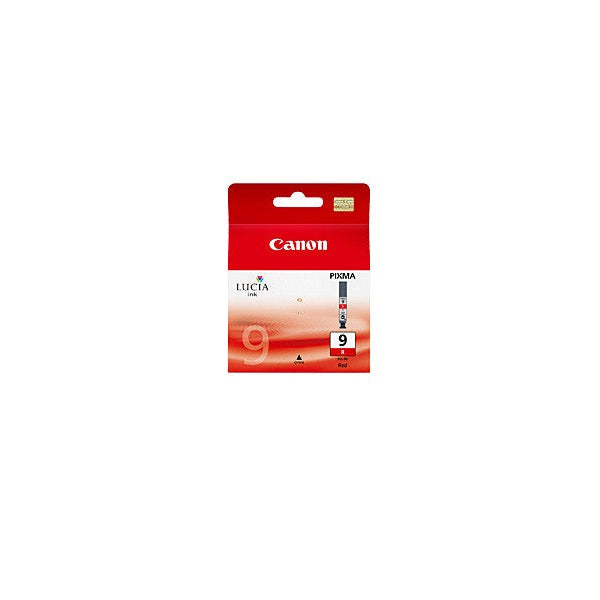 Canon PGI-9R genuine red pigment ink cartridge for PIXMA PRO-9500 series printers, 14ml, 930-page yield