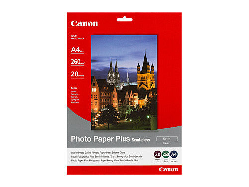 Canon SG201A4 Photo Paper Plus Semi-Gloss A4 260gsm 20 Sheets - image 1