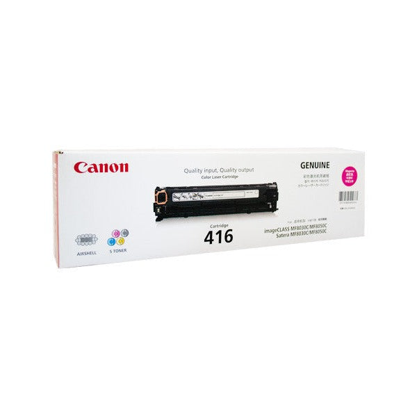 Canon CART416M genuine OEM magenta toner cartridge for imageCLASS MF8050CN and MF8080CW printers