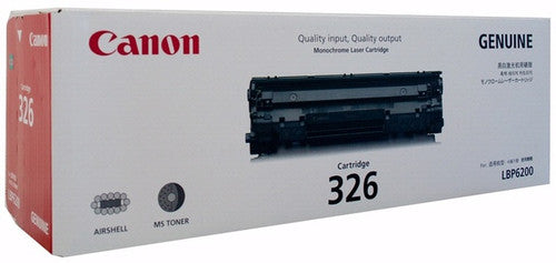 Canon CART326 genuine black toner cartridge for Canon LBP6200d laser printer, 2100 page yield