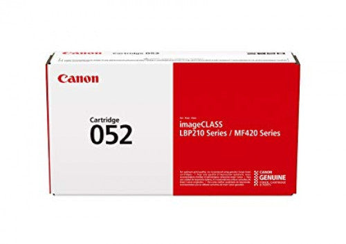 Canon CART052 genuine black laser toner cartridge with 3100 page yield for Canon i-SENSYS printers