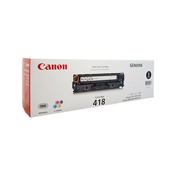 Canon CART418BK genuine black toner cartridge for imageCLASS MF8350CDN MF8380CDW and MF8580CDW laser printers