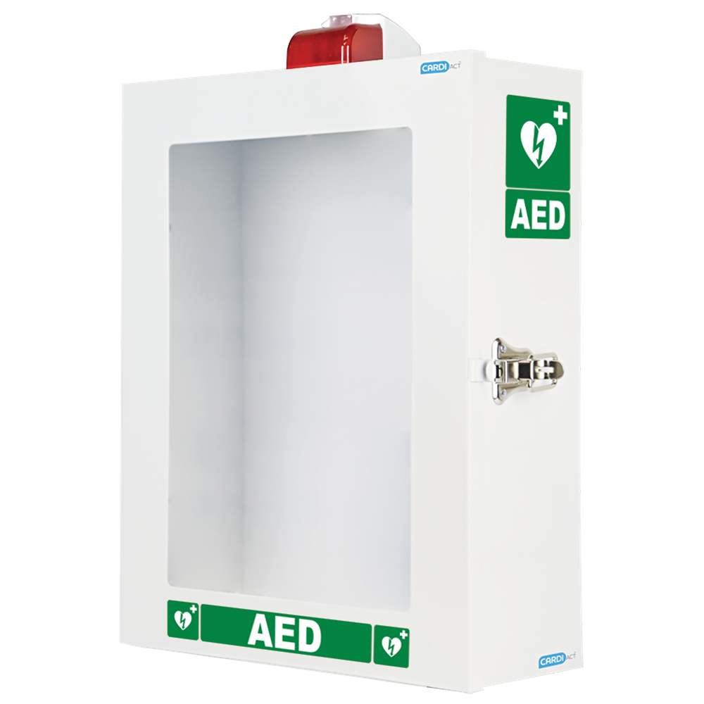 CardiAct Alarmed AED Cabinet 49 x 35.5 x 14.5cm alarm-activated AED wall cabinet