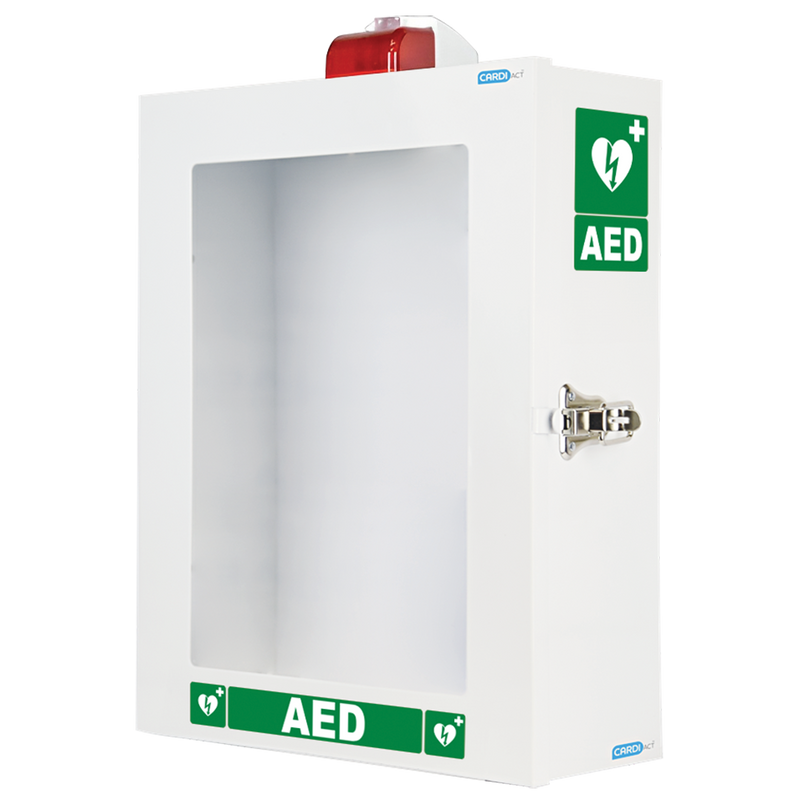 CardiAct Alarmed AED Cabinet 49 x 35.5 x 14.5cm alarm-activated AED wall cabinet