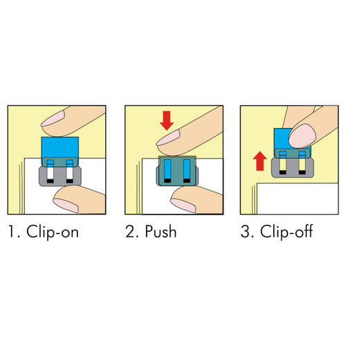 Carl MC52 Mori Clip Small Silver Pack of 50 - image 3