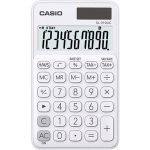 Casio SL310UC 10-Digit Compact Desktop Calculator White - image 1