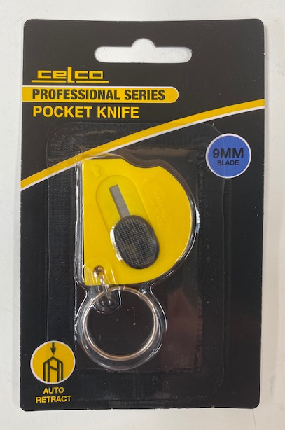 Celco Knife Cutter Pocket Yellow
