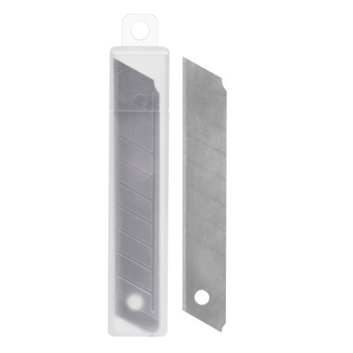 Celco 18mm snap-off replacement blades pack of 6 with plastic safety storage shell, box of 12
