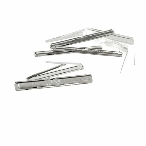 Celco Side Lock Slidelock File Fasteners box of 50 with 40mm binding capacity and 80mm ring spacing