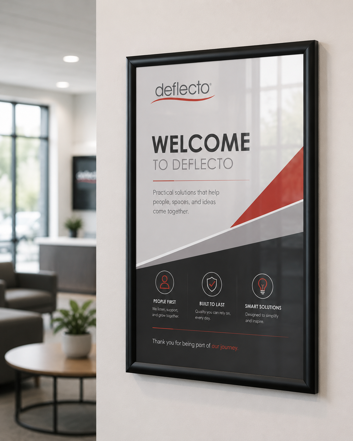 Deflecto A2 Black Picture and Certificate Frame-2