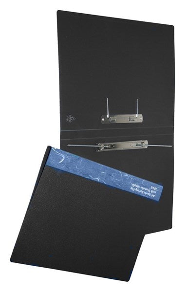 Colby A4 Spiral Spring File with Transfer Staple, Black. Spiral Spring File from Colby, shown on a plain white background.