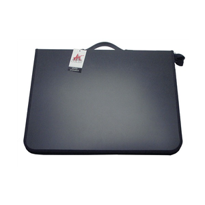 Colby Art 620A3 black zippered A3 presentation portfolio with polypropylene covers and steel-reinforced spine
