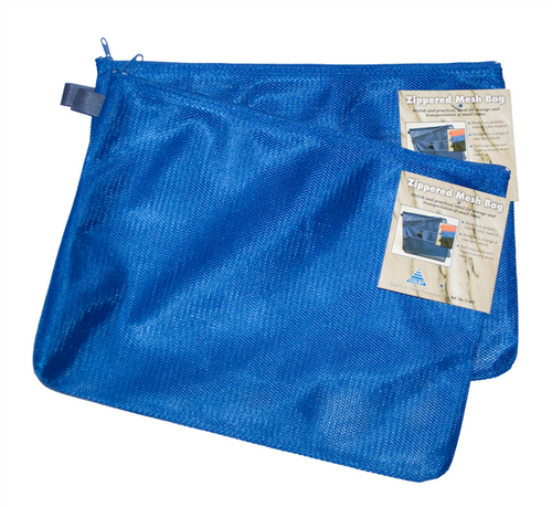 Colby C-642A4 Mesh Bag A4 Nylon Zippered Blue