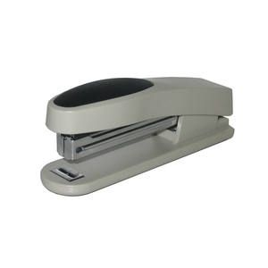Colby KW-5330 Nova No. 10 stapler in putty grey with a dark grey top panel, side view on a white background