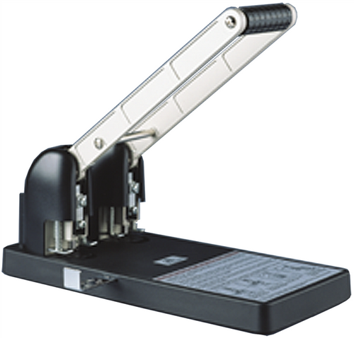 Colby KW-952 heavy duty 2-hole power punch with metal construction and built-in waste compartment
