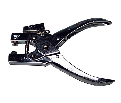 Colby KW-9717 chromed steel eyelet punch plier with adjustable depth gauge