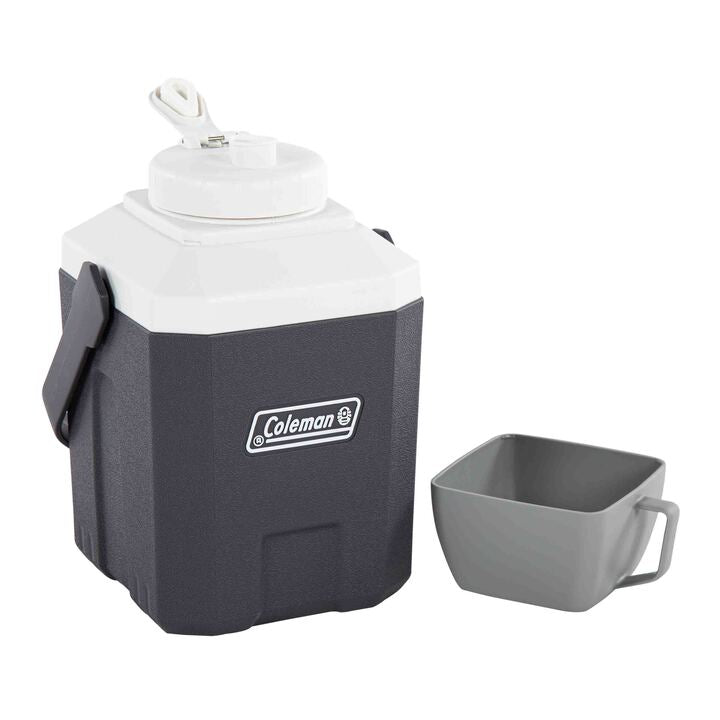 Coleman Daintree 2.7L Extreme Jug Grey, alternate view, showing the grey drink cooler.