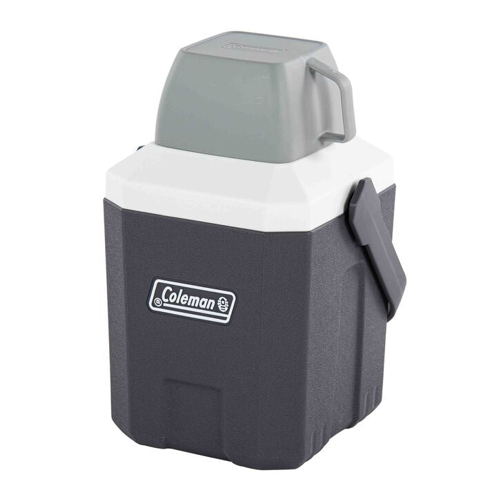 Coleman Daintree 2.7L Extreme Jug Grey, detail view, showing the grey drink cooler.