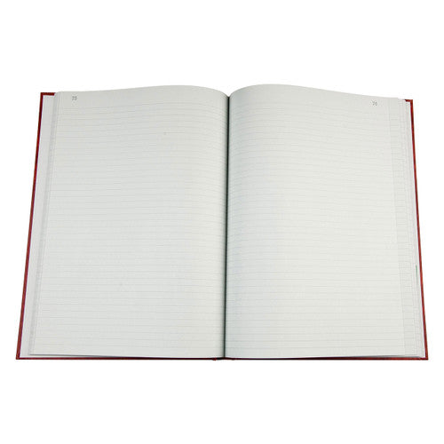 Collins 10919 Account Book Series 3880 Feint Paged Red Cover - image 2