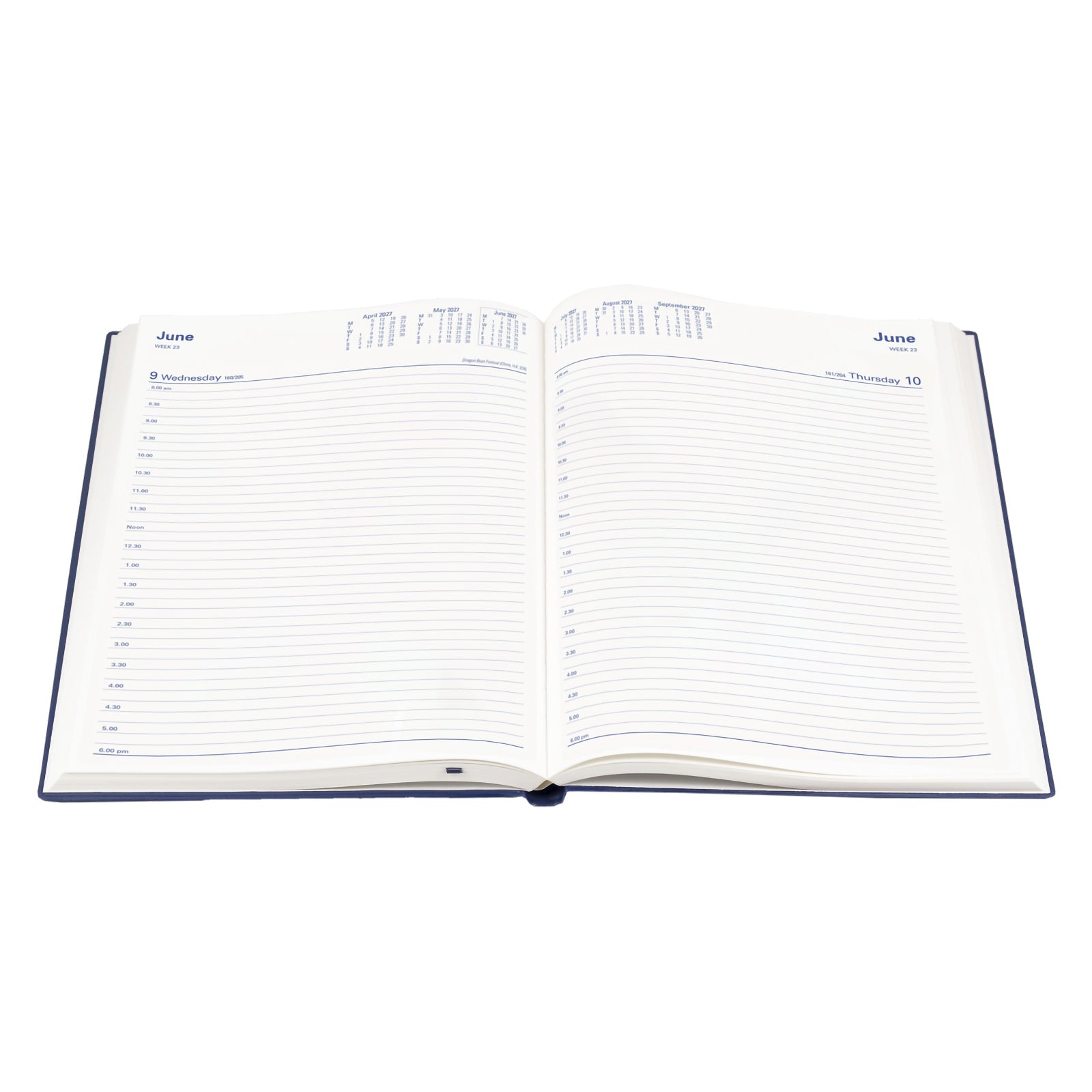 Collins Belmont A4 Day To Page Diary 2027 Navy - image 4