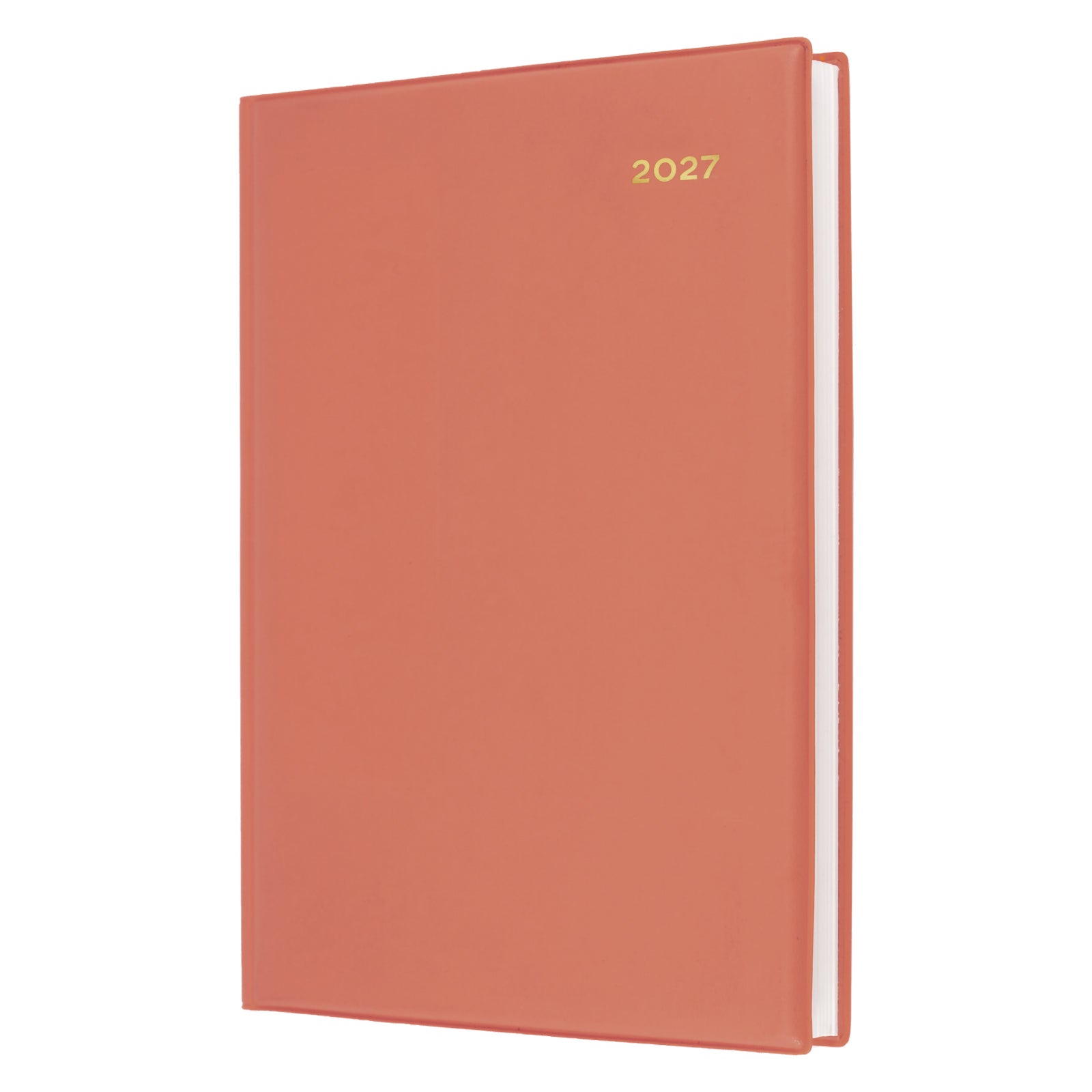 Collins Belmont A5 Day To Page Diary New Orange - image 3