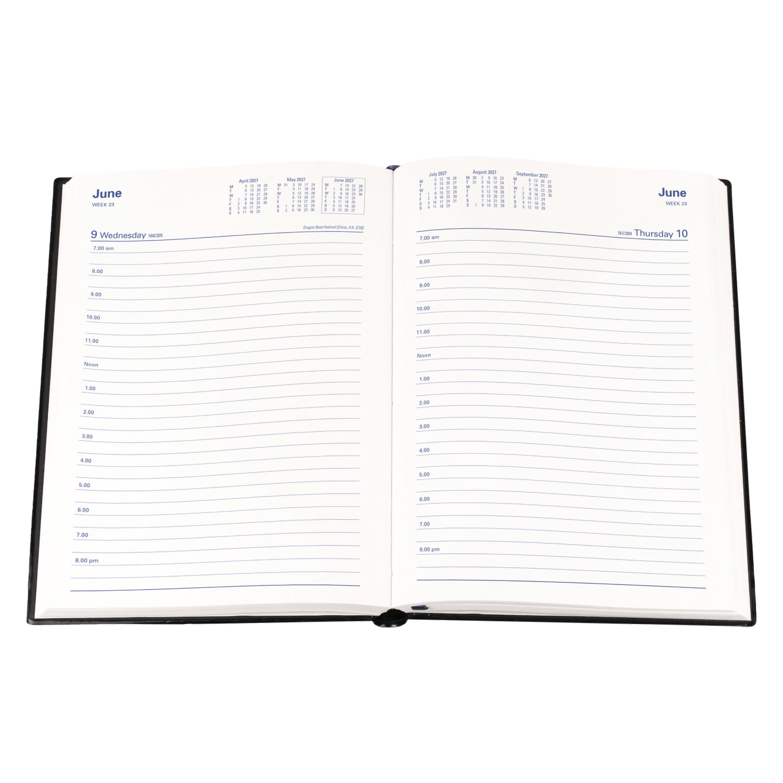 Collins Belmont A5 Day To Page Diary Red - image 4