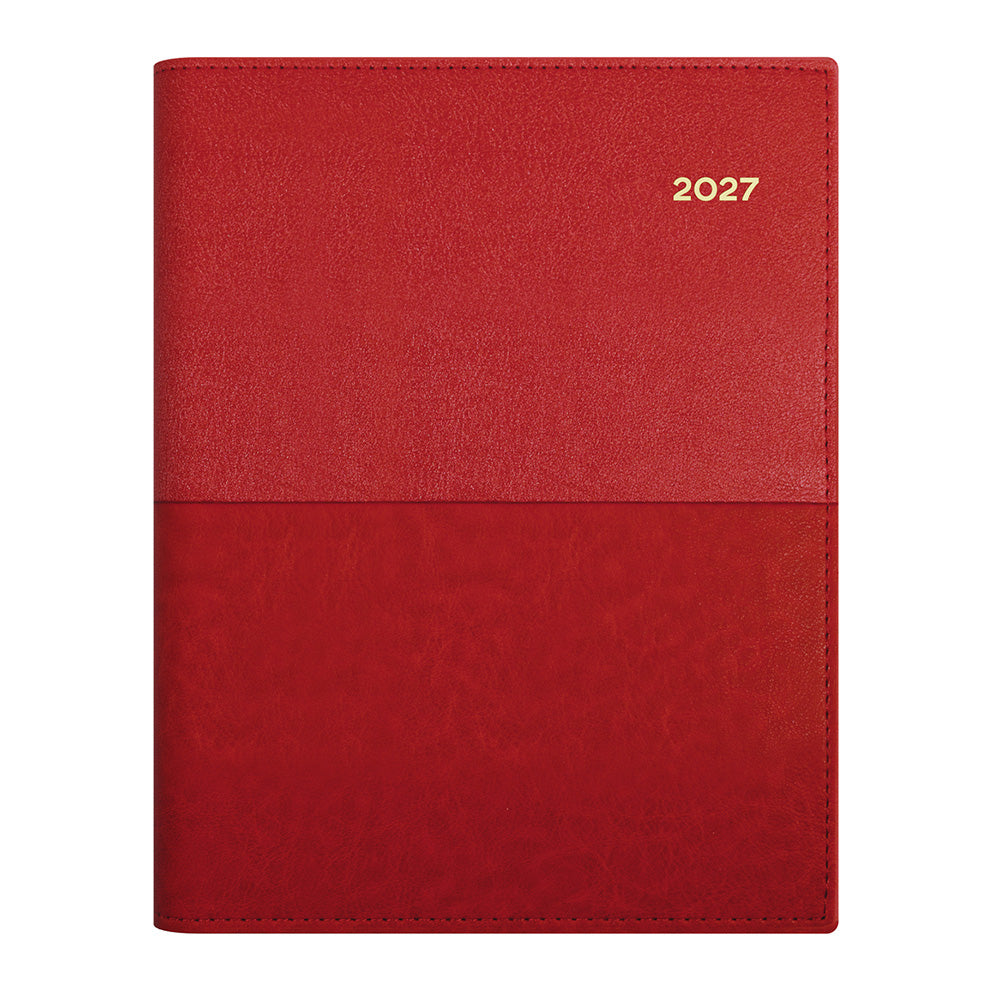 Diary 2027 Collins Vanessa A5 185.v15 Dtp Red
