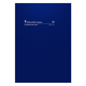 Planner Diary 2027 Collins A4 Colplan 51.c59 Mtv Navy