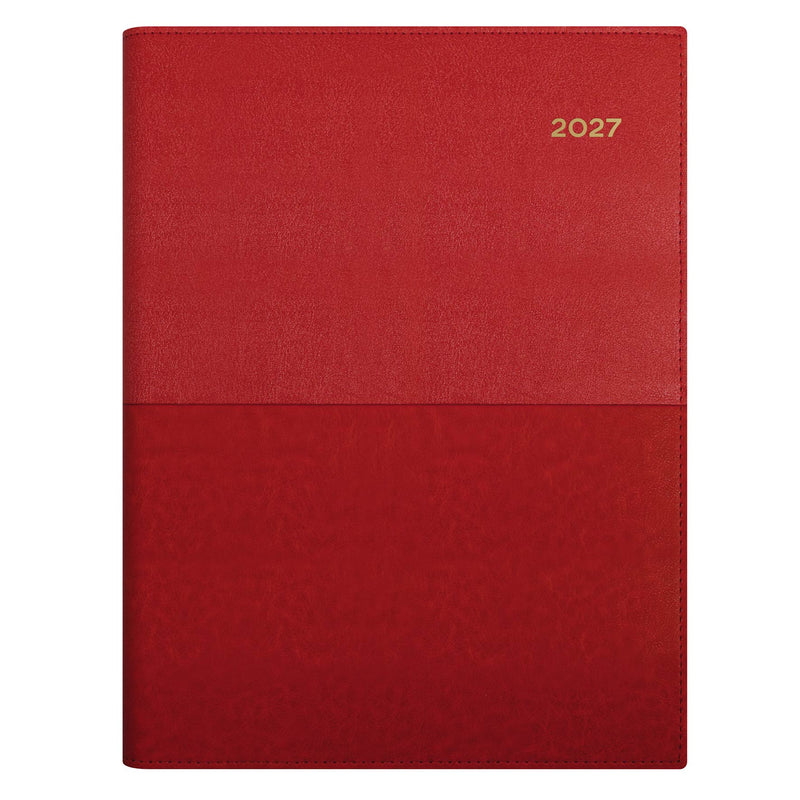 Collins Vanessa A4 Day To Page Diary 2027 Rose Gold - image 1