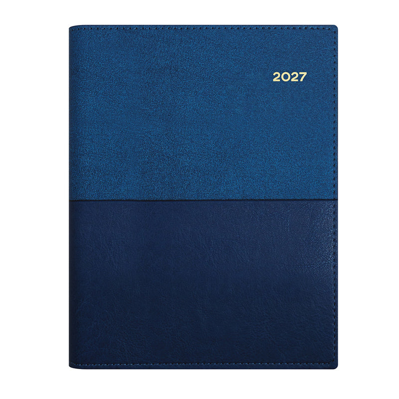Collins Vanessa A5 Day To Page Diary 2027 Blue - image 1