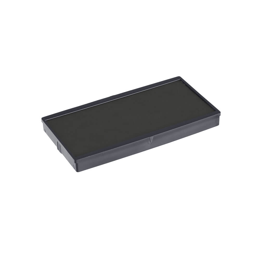 Colop E/50/1 spare pad shape in its tray, Colop product photo shown inked in black; this listing is dry