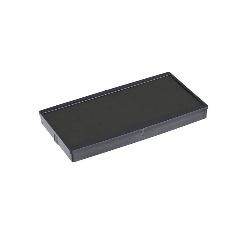 Colop E/50/1 spare pad shape in its tray, Colop product photo shown inked in black; this listing is dry