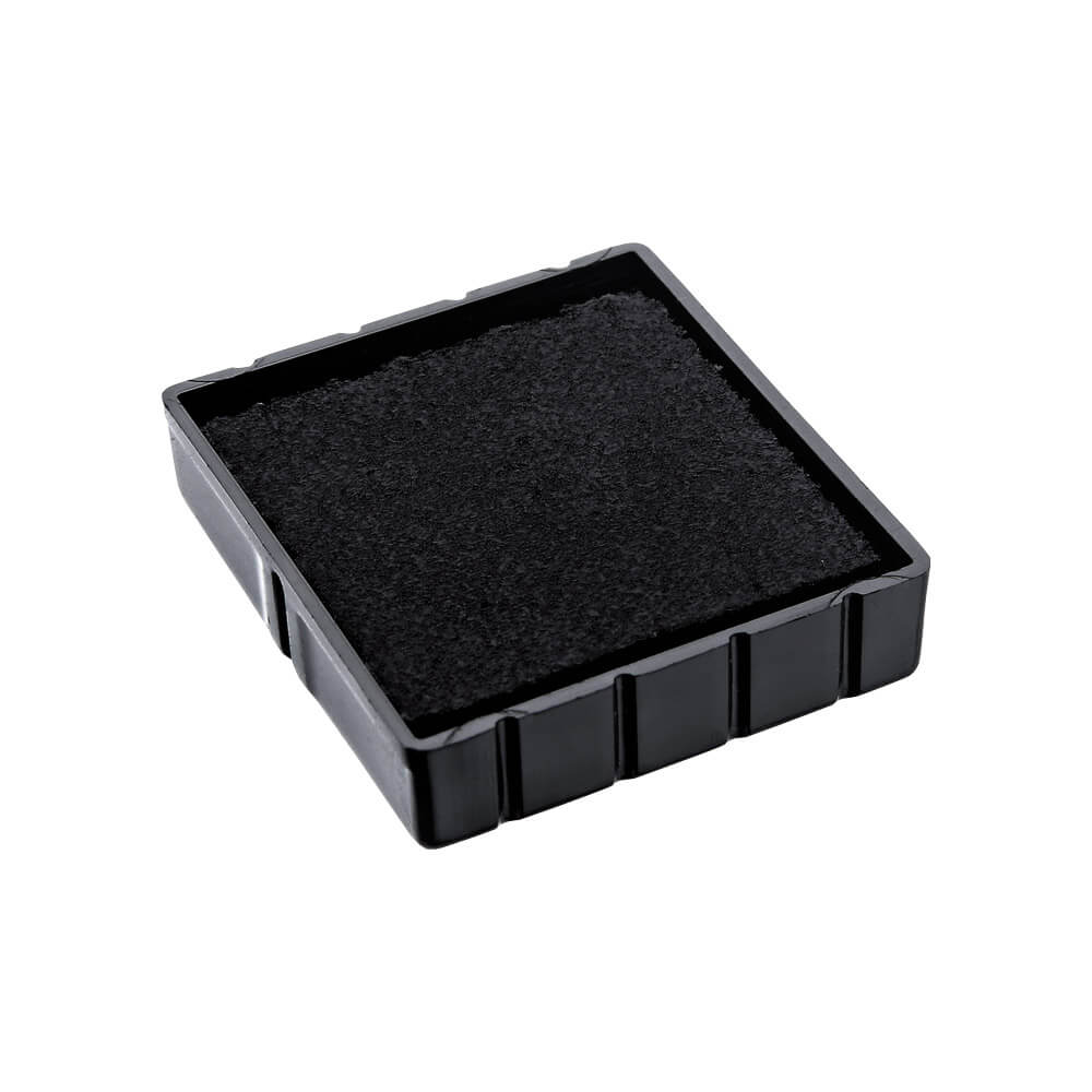 Colop E/Q24 spare pad shape in its tray, Colop product photo shown inked in black; this listing is blue