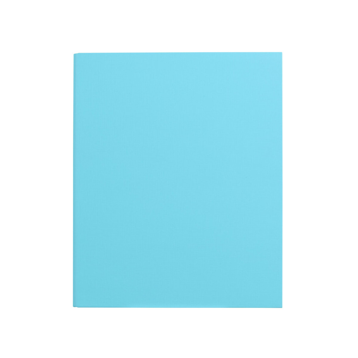 Front cover of the ColourHide sky blue A4 ring binder, plain PE finish with no printing