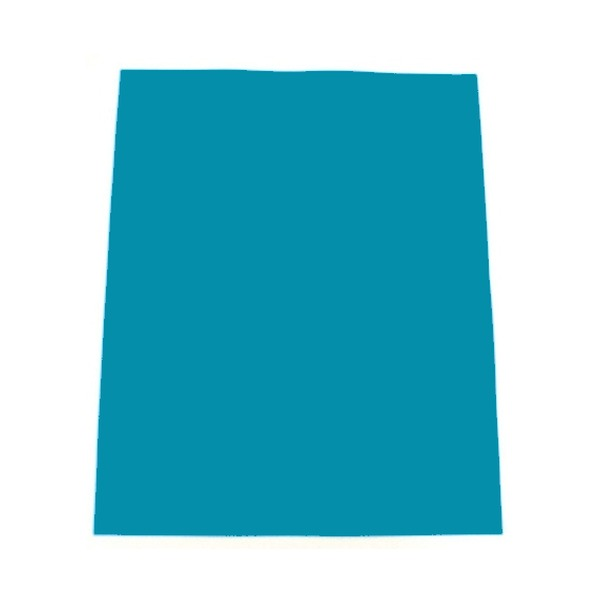 Colourful Days 200gsm turquoise colourboard sheets, project size 510 x 640mm, pack of 20