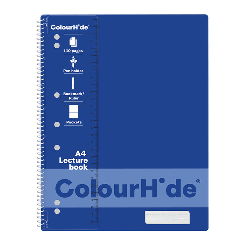 Colourhide Lecture Book A4 140 Page Assorted-3
