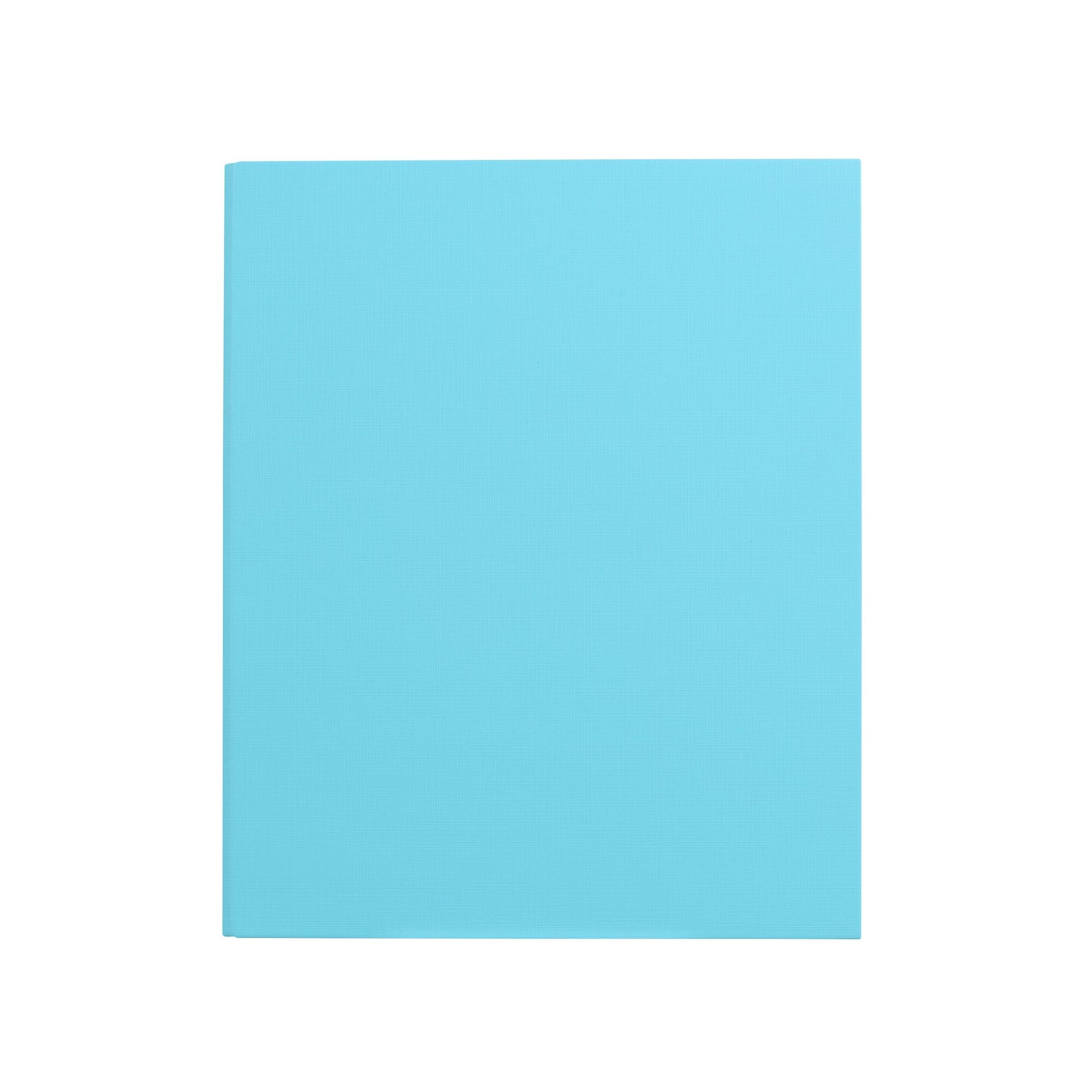 Colourhide Ring Binder A4 25mm 2D Sky Blue Box of 12-2
