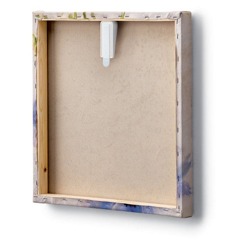 Command large canvas hanger pack contents including one hanger and two adhesive strips