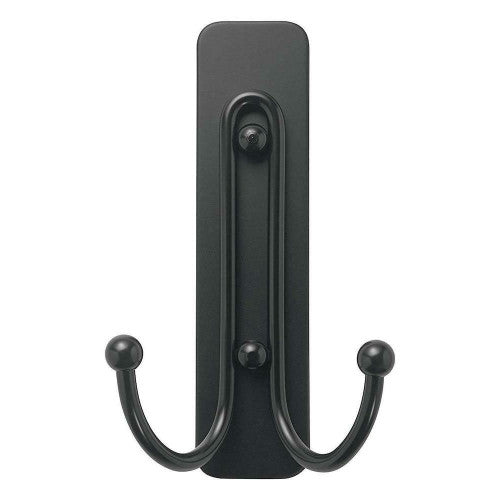 Command Large Double Hook mounted on a painted plasterboard wall