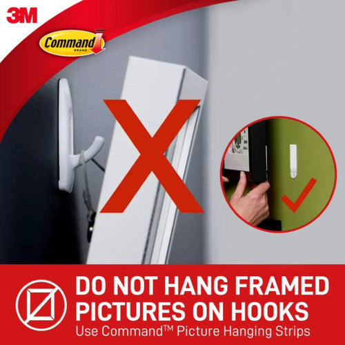 Command Hooks Medium White 2 Pack (1.3kg) - image 8