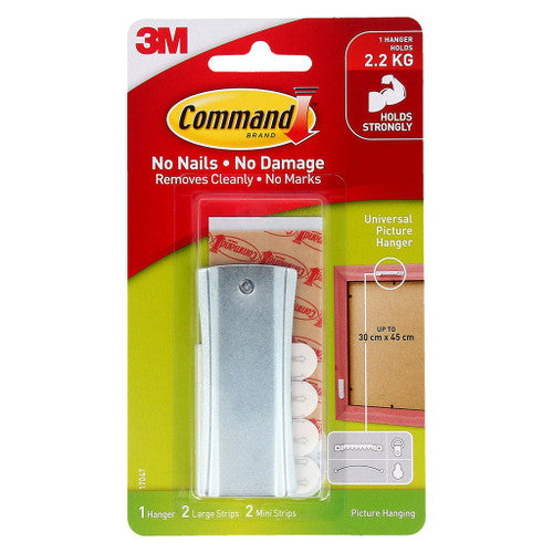 Command Large Metal Universal Picture Hanger front of pack
