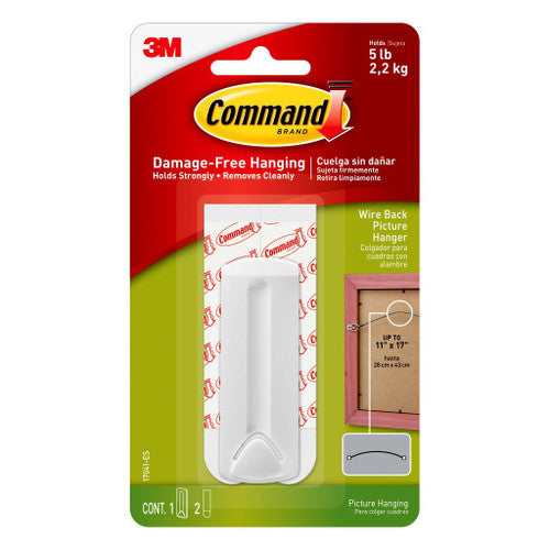 Command Wire-Back Picture Hanger White (2.2kg) - image 1