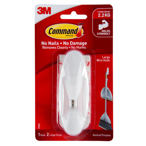 Command Wire Hook Large White 2.2kg - image 1