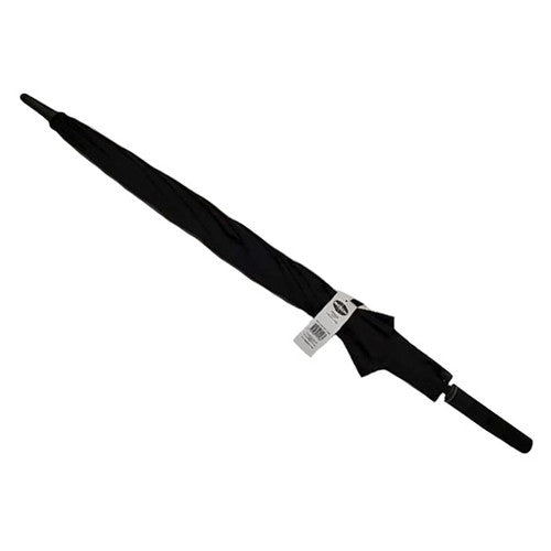 Side view of Compass large umbrella with fibreglass ribs and shaft detail