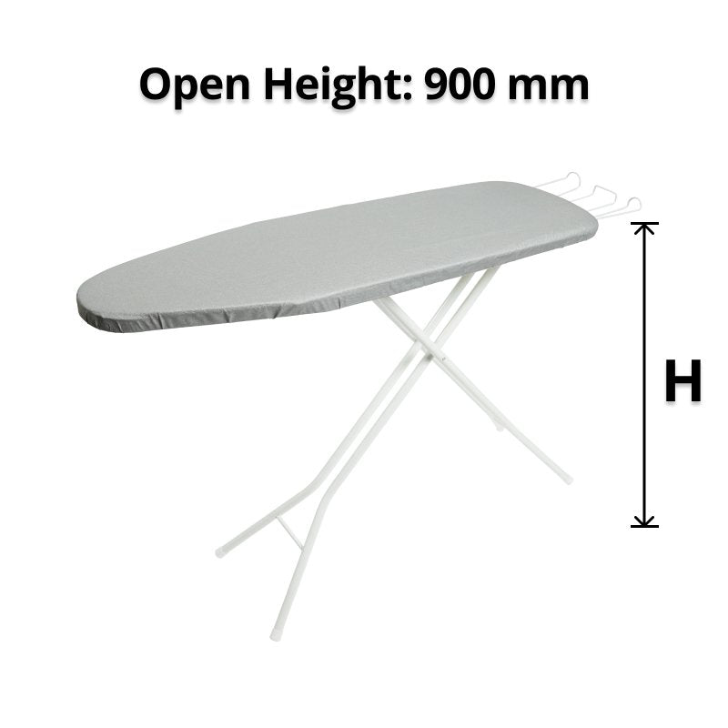 Open standard board with a height arrow and the caption Open Height 900 mm