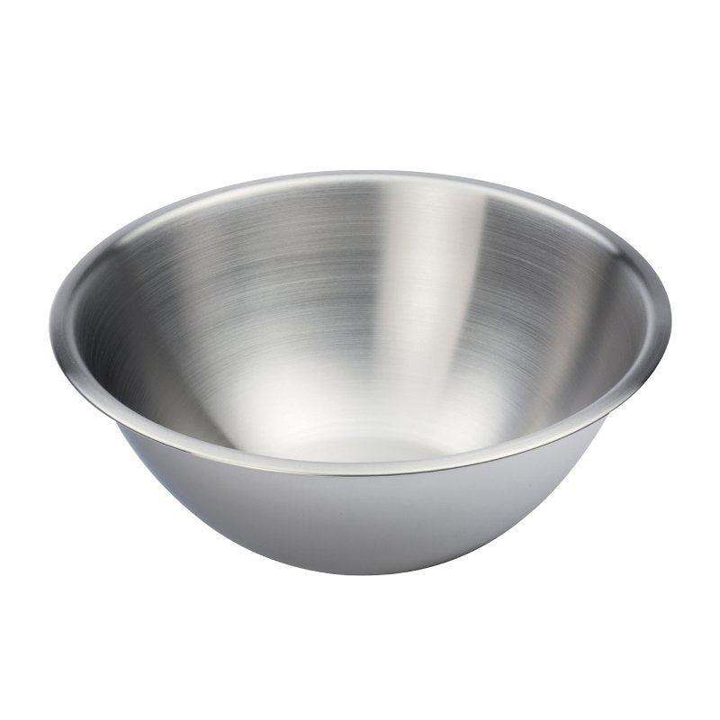 Connoisseur deluxe stainless steel 4 litre mixing bowl 300mm diameter for commercial kitchen prep