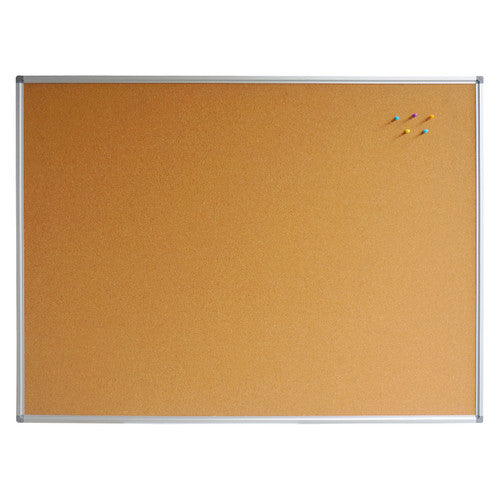 Rapidline Standard Corkboard 1200 x 15 x 1200mm Aluminium Frame